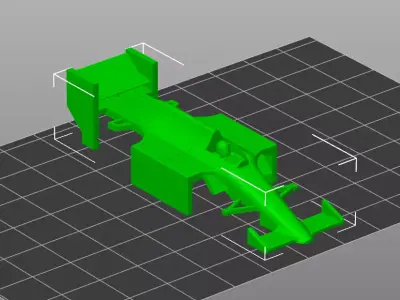 Slot car Super G plus Formula 1  3D print model