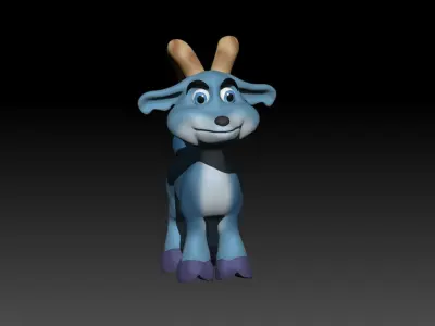 Goat 3d Model 3D model purchase
