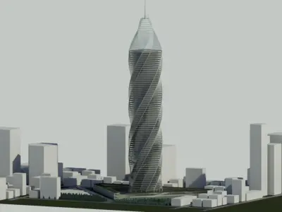 Engineer 3D Tower  3D model