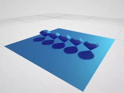 the diamond square with four hearts 3D model