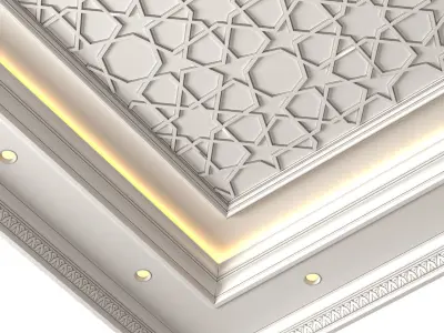 Ceiling  in oriental style Arabic Ceiling  3D model