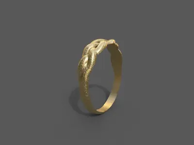 High-Quality 3D Ring Model Pack 4 Low-poly 3D model