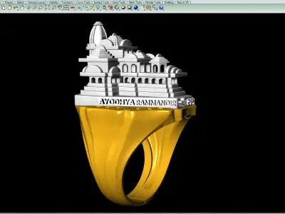 Ram Mandir 3D print model