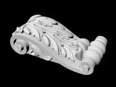 pilaster 3D model 5