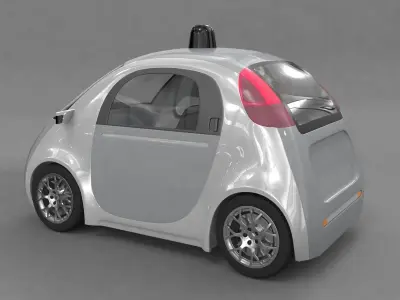 Google Car 3D model