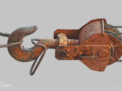 Kran Crane Scan 3D model