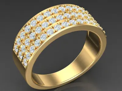Luxury Men Rings Designs 5MR088 3D print model