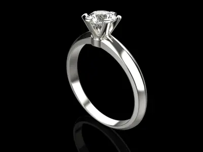 Tiffany rings 17  size 3D print model