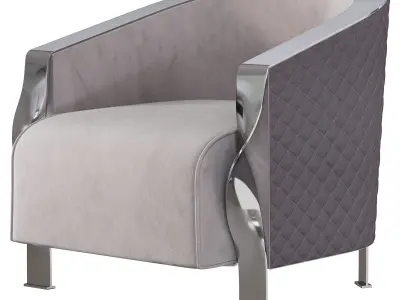  Noir Armchair By Elve Luxury 3D model