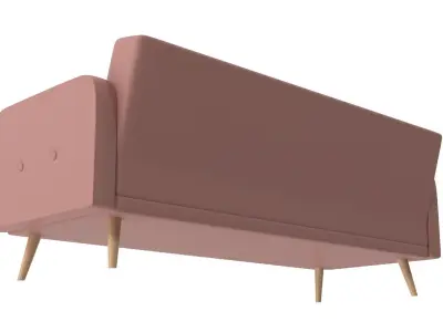 Sofa v3 Low-poly 3D model
