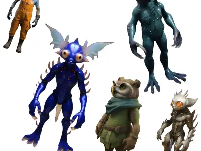 Fantasy Creature Collection - Character Series 3D print model