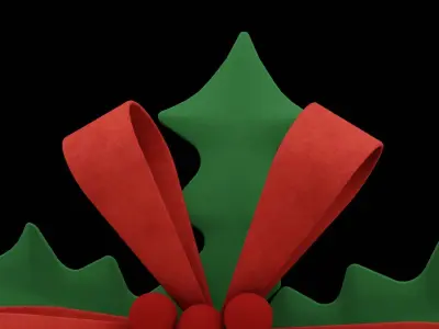 Christmas Bell Low-poly 3D model get