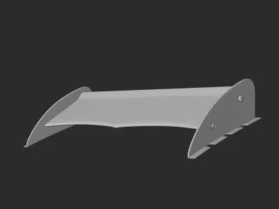 Garage Fukui SPL MR-2 SW20 Bonnet Spoiler 3D model
