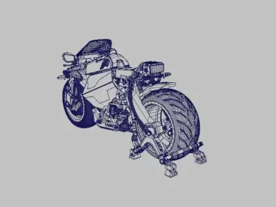 Maude Motorbike 3D model