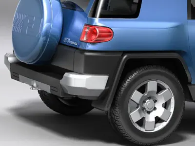 Toyota FJ-cruiser 2008 3D model