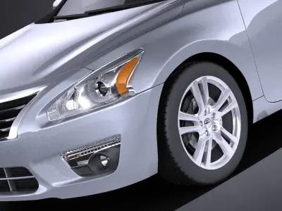 Nissan Altima 2013 VRAY 3D model