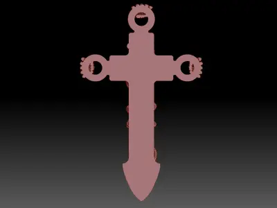 Cross 3D print model