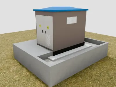 Electricity Transformers 3D model