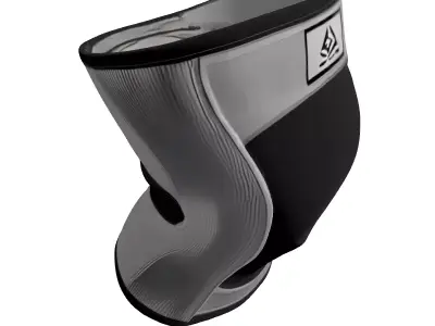 Sport Compression Knee Brace Low-poly 3D model