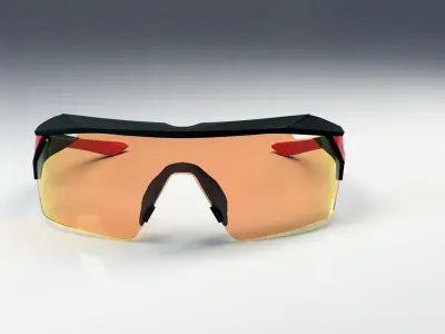 Nike Hyperforce Elite sport sunglasses Low-poly 3D model