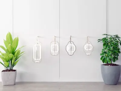 lamp New Chinese wall 3D model