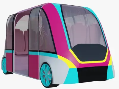 Minibus generic V 3D model