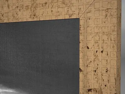 A collection of Frames - Set III Low-poly 3D model