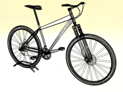Mountain Bike Giant Yukon 3D model