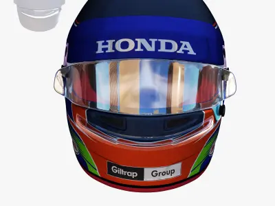 Hartley helmet 2018 Low-poly 3D model