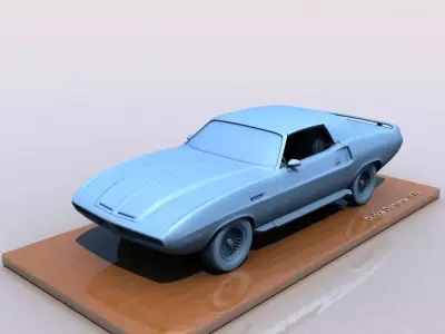 Dodge Diamante 1970 3D print model