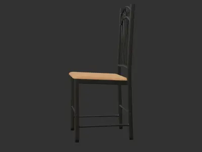 Seat Chair Low-poly 3D model