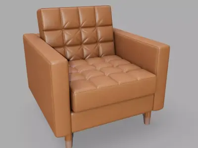 Morabo Armchair Low-poly 3D model