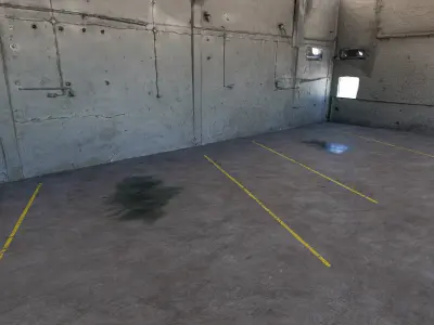 scanned detailed workshop - reworked 3D model