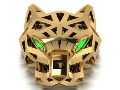 Panther  pendant 3D print model