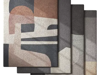 Rug Set 55 3D model