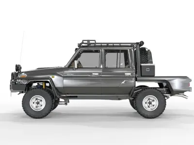 Toyota Land Cruiser Series 79 2023 Double Cab Arb Edition  3D model