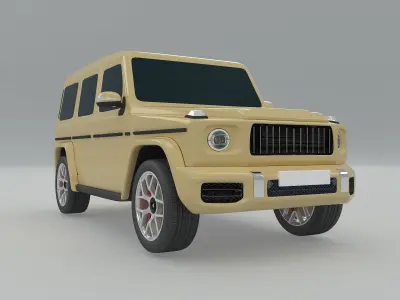 AMG-G63 Highpoly Free 3D model