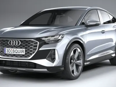 Audi Q4 Sportback e-tron 2022 3D model