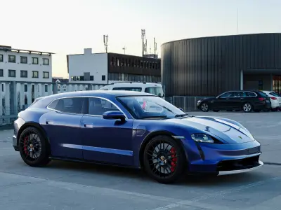 Porsche Taycan Turbo S Cross Turismo 3D model