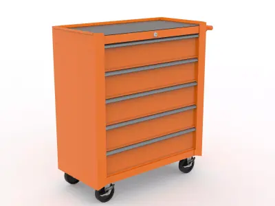 garage tools Low-poly 3D model