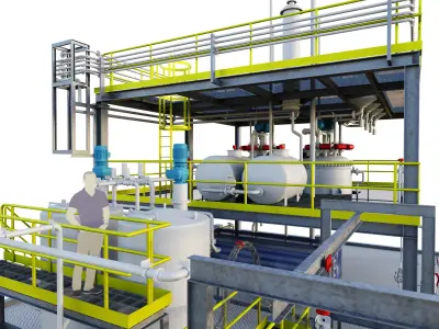 Industrial Work Shop 3D model