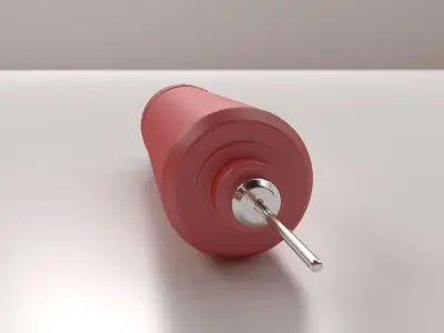 Hand Air Pump v2 3D model