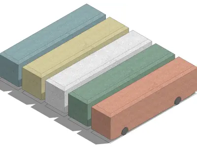 Simple Big Bus 3D model