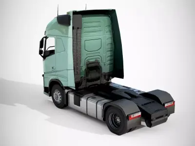 VLV Truck Semi Low-poly 3D model