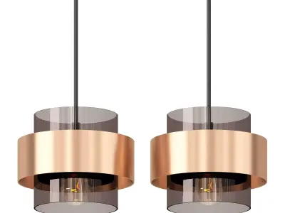 Bedside Pendant Light Luxury 3D model