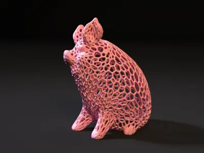 Garden pig 3D print model