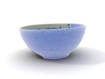 Elegant Ceramic Bowl model pack Low-poly 3D model