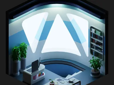 Interiors Pack-1 Low-poly 3D model Low-poly 3D model