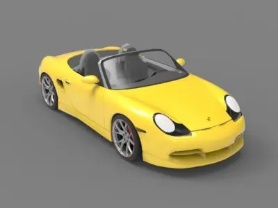 2003 Porsche Boxster 3D model