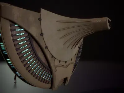 building 6b Low-poly 3D model